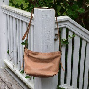 Madewell Tan Leather Crossbody Bag